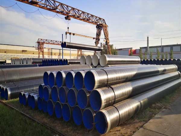 fbe coated ssaw steel pipe, anticorrosion ssaw steel pipe