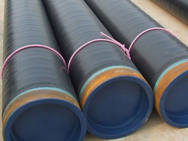 3 LPE pipe, three-layer polyethylene coated steel pipe according to DIN 30670 standard. DIN 30670 is a polyethylene coating on steel pipes and fittings. requirements and testing