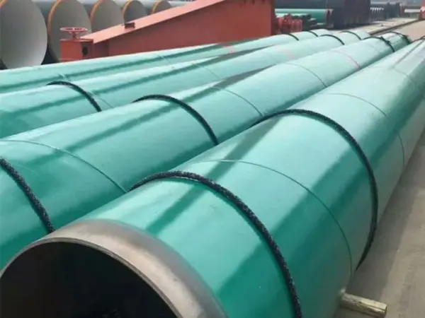 X65 Tubo de acero contra la corrosión, tubería de acero Ssaw x65, tubería de ssaw recubierta de epoxi x65