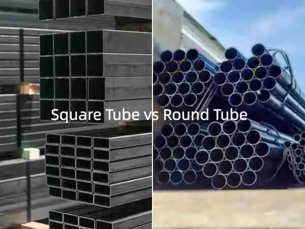tubo cuadrado vs tubo redondo, diferencias y selección de tubos cuadrados y redondos, SHS vs CHS