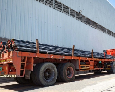 steel bar delivery
