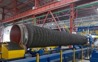 concrete weight coating pipe