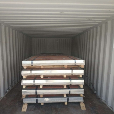 Steel plate delivery