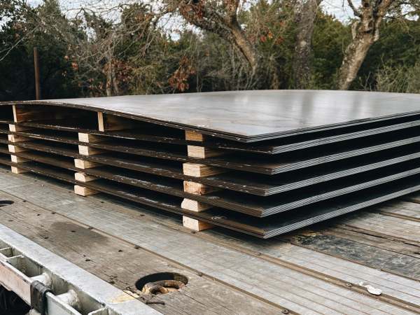 Mild steel plate